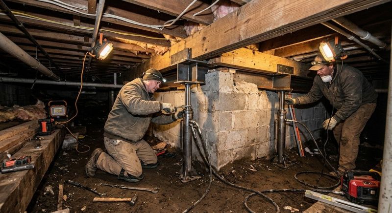 Basement Foundation Repair in Gardner, MA