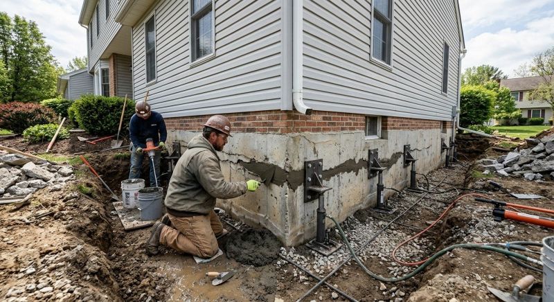 Basement Foundation Repair in Marlborough, MA