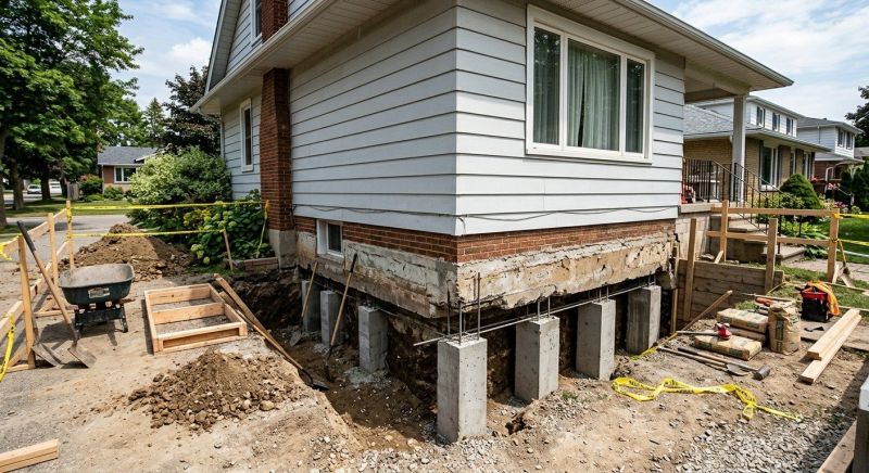 Basement Underpinning in Leominster, MA
