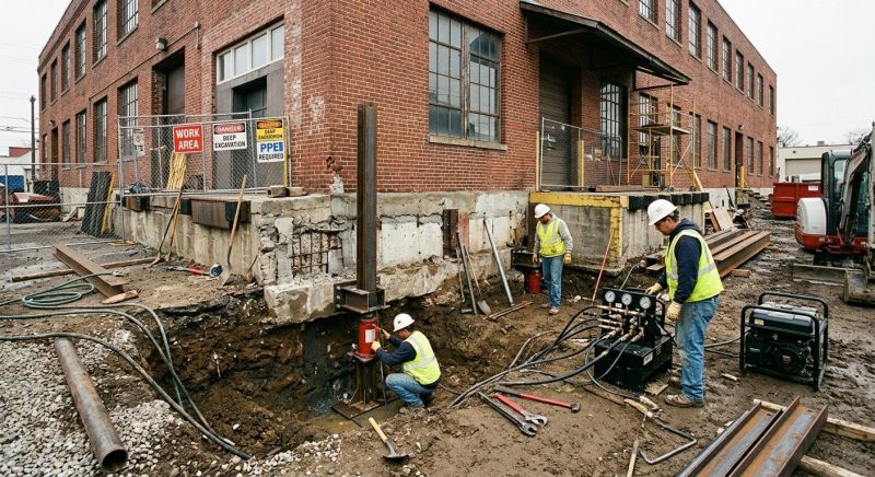 Building Foundation Repair in North Billerica, MA