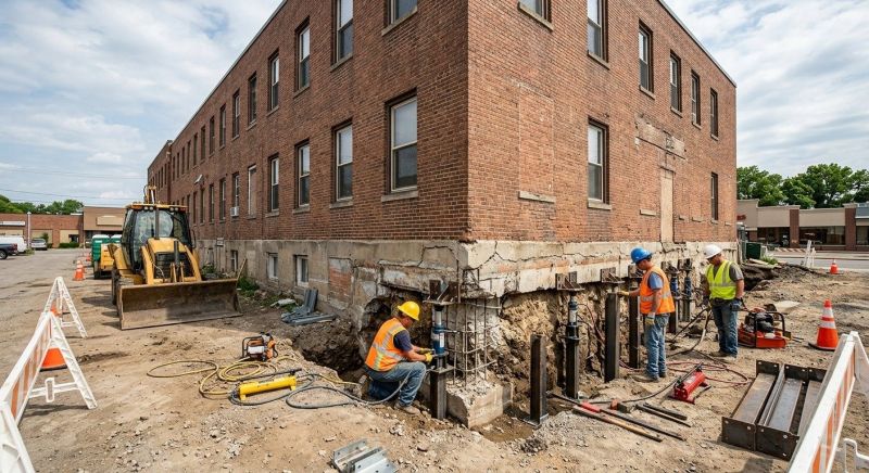 Commercial Foundation Repair in Leominster, MA