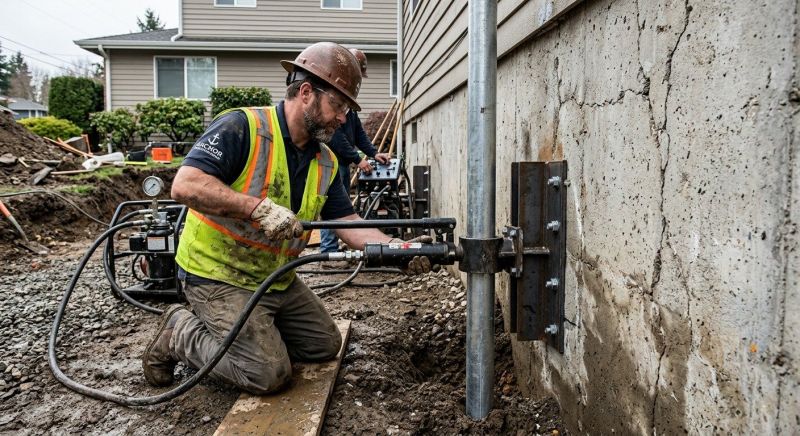 Concrete Foundation Leveling in Leicester, MA