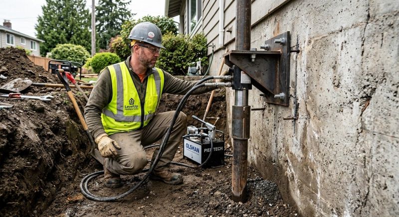 Concrete Foundation Leveling in Westborough, MA
