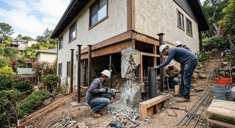 Concrete Foundation Repair in Bolton, MA