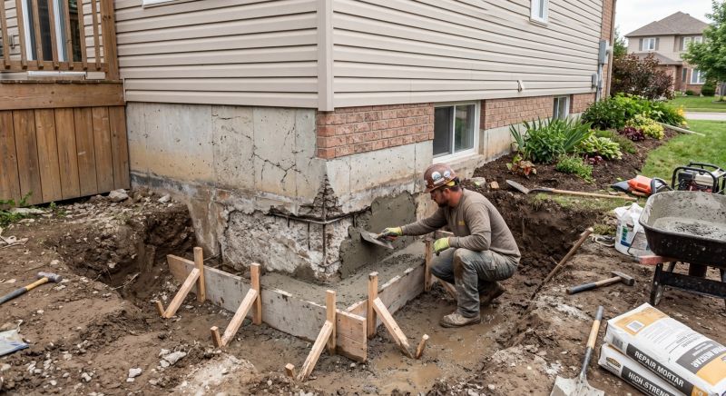 Concrete Foundation Repair in Groton, MA