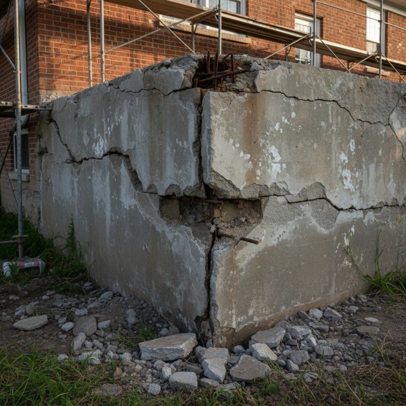Cracked Foundation Repair in Littleton, MA