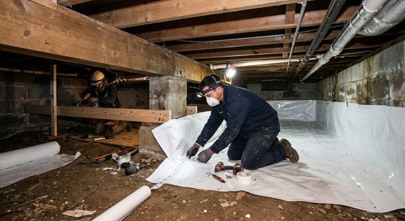 Crawl Space Leveling in Leominster, MA