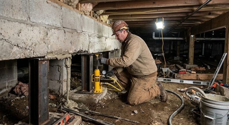 Crawlspace Foundation Repair in Sudbury, MA