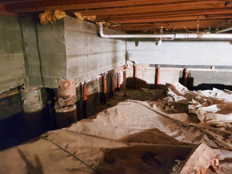 Crawlspace Foundation Repair in Wayland, MA