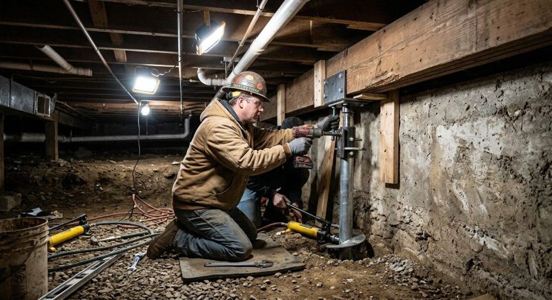 Crawlspace Foundation Repair in Wilton, NH