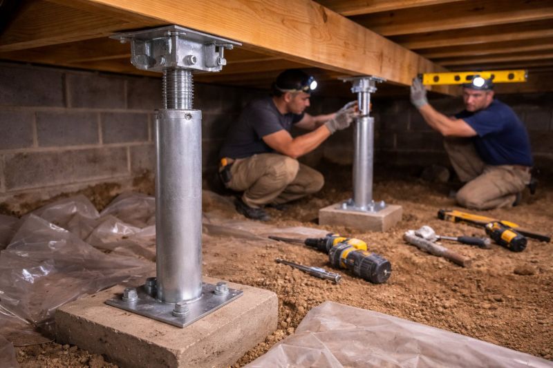 Crawlspace Structural Repair in Leominster, MA