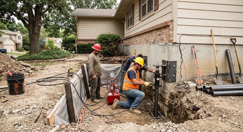 Deep Foundation Repair in Leominster, MA