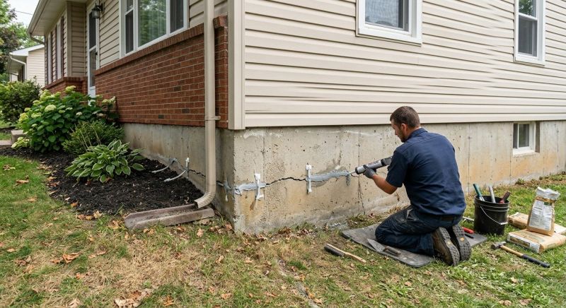 Foundation Crack Sealing in Leominster, MA
