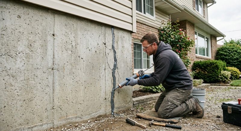Foundation Crack Sealing in Leominster, MA