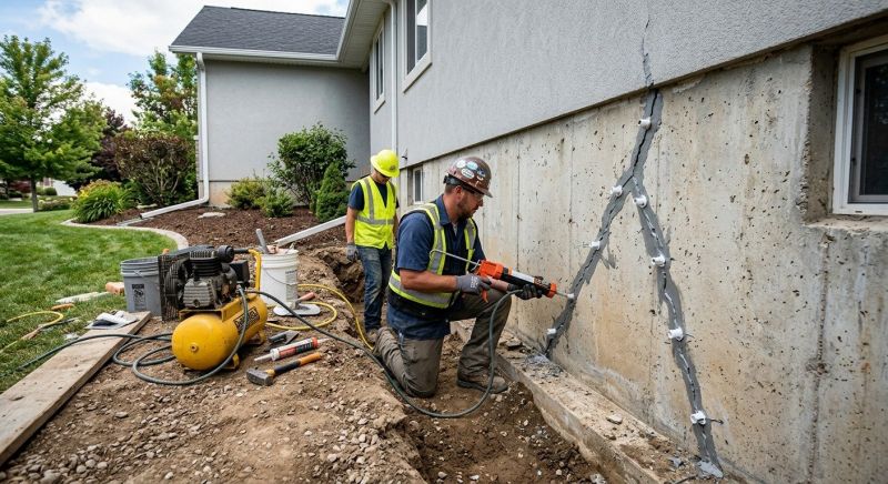 Foundation Damage Repair in Holden, MA
