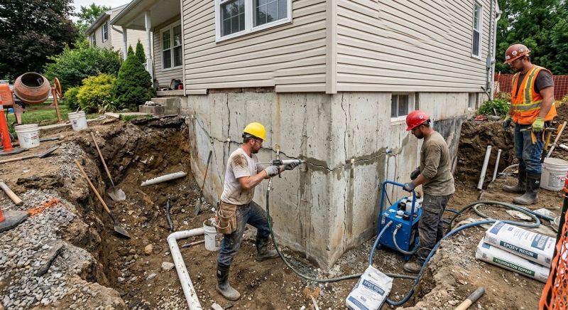 Foundation Damage Repair in Northborough, MA