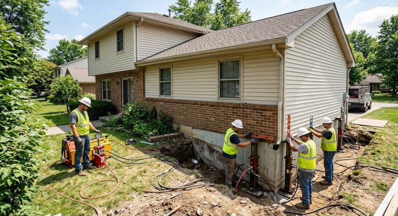 Foundation Jacking in Leicester, MA