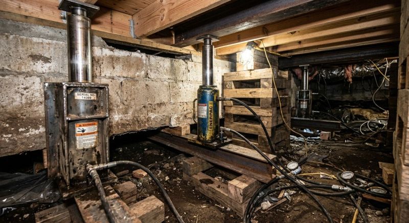 Foundation Jacking in Leicester, MA