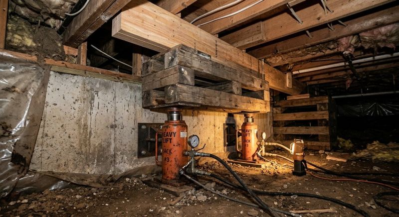 Foundation Jacking in North Billerica, MA