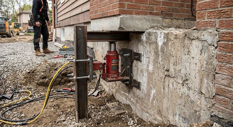 Foundation Jacking in Sterling, MA