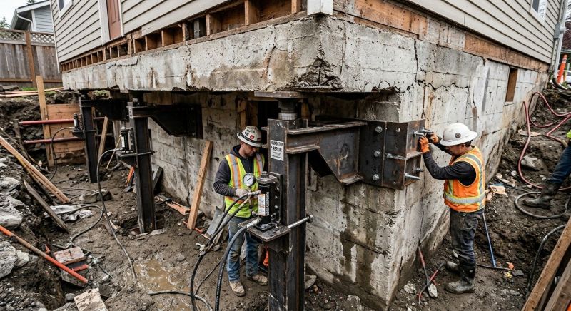 Foundation Lifting in Bolton, MA