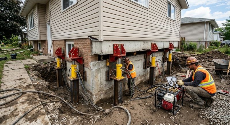 Foundation Lifting in Shrewsbury, MA