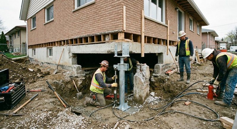 Foundation Pier Repair in Leominster, MA