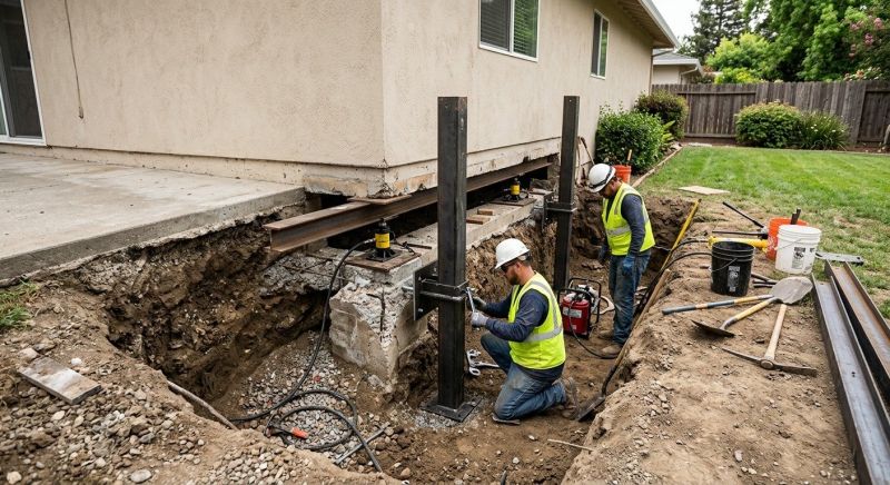 Foundation Pier Repair in Leominster, MA