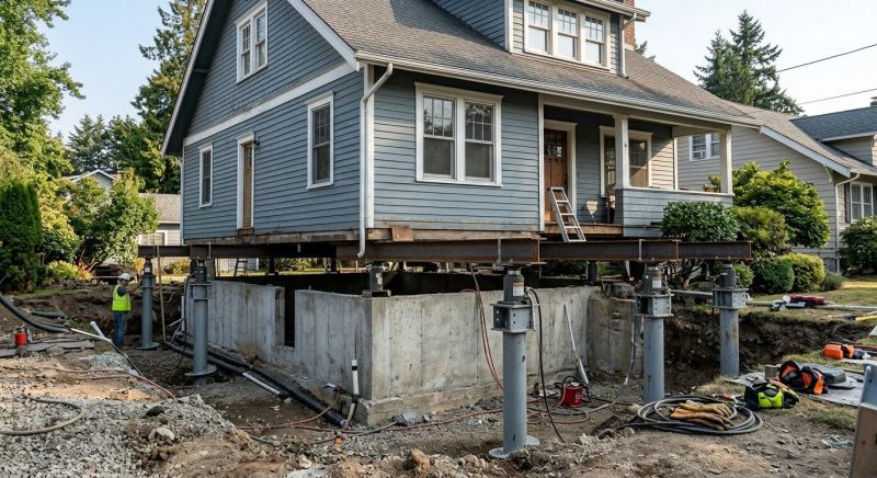 Foundation Raising in Rindge, NH
