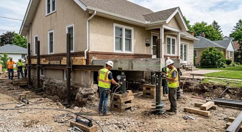 Foundation Releveling in Leominster, MA