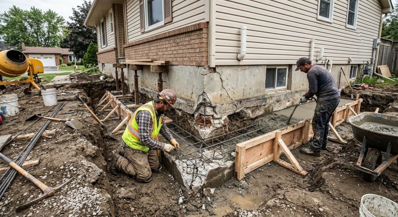 Foundation Repair in Fitchburg, MA