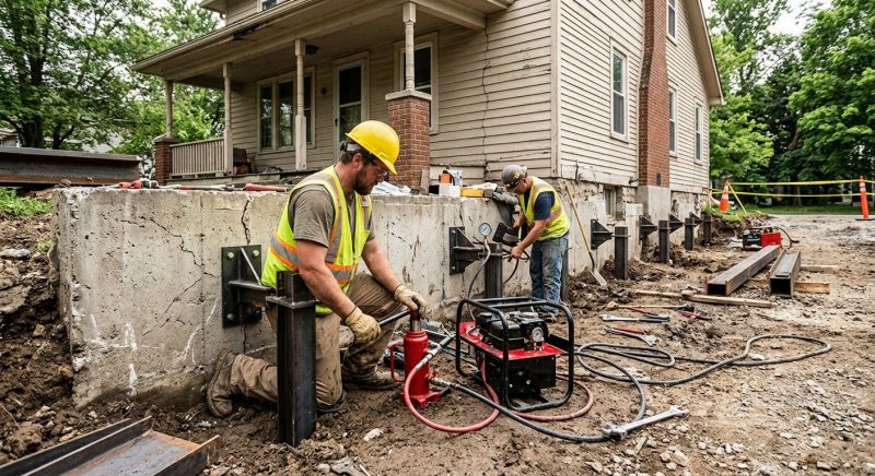 Foundation Stabilizing in Acton, MA