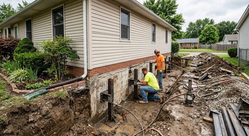 Foundation Stabilizing in Auburn, MA