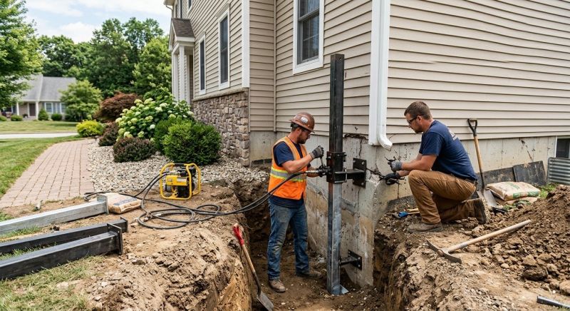 Foundation Stabilizing in Chelmsford, MA