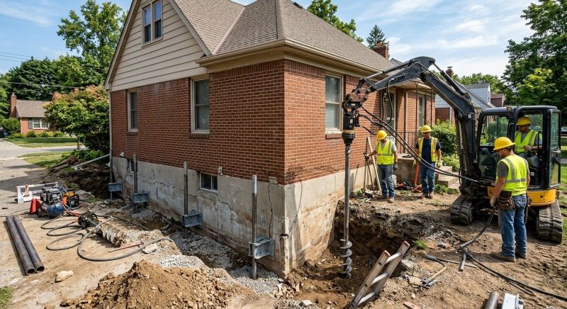 Foundation Stabilizing in Hudson, NH