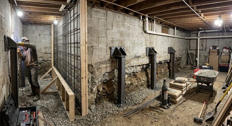 Foundation Stabilizing in New Ipswich, NH
