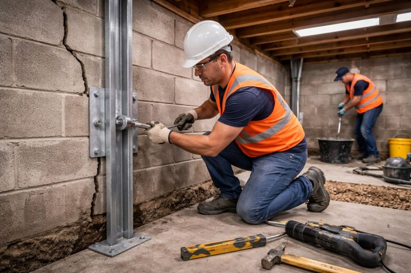 Foundation Structural Repair in Dracut, MA