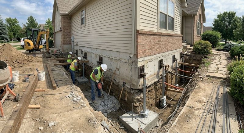 Foundation Underpinning in Leominster, MA