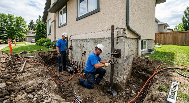 Helical Pile Installation in Leominster, MA