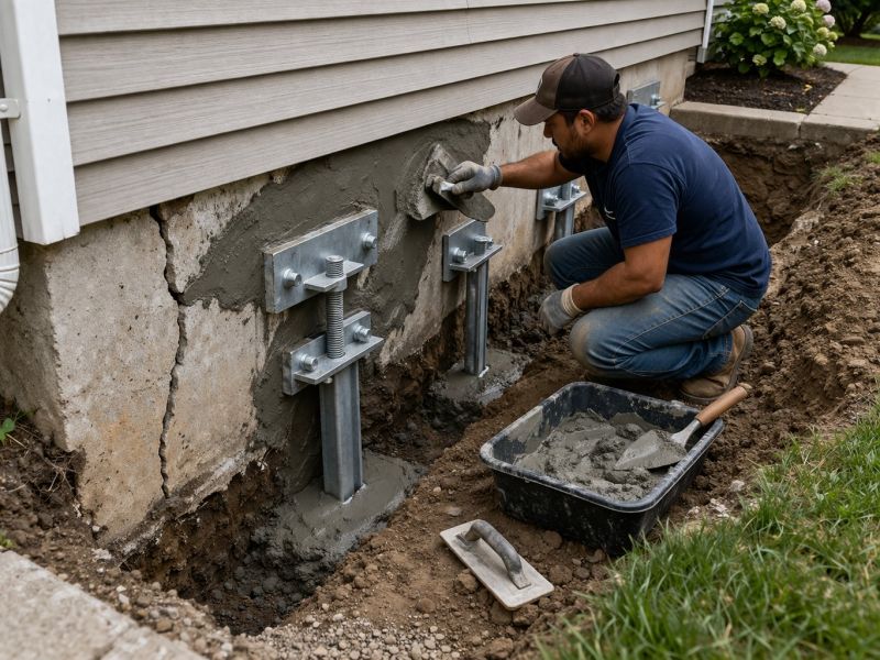House Foundation Repair in Harvard, MA