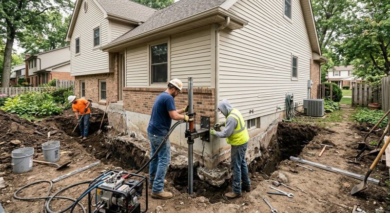 House Foundation Repair in Hudson, NH