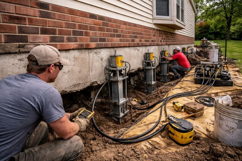 Settling Foundation Service in Holden, MA