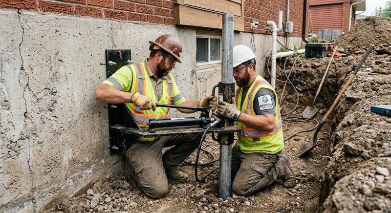 Settling Foundation Service in Shrewsbury, MA