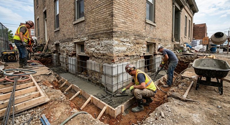 Underpinning Repair in Leominster, MA